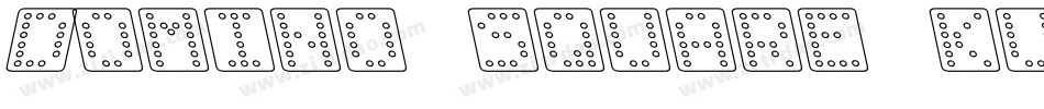 Domino square kursiv字体转换